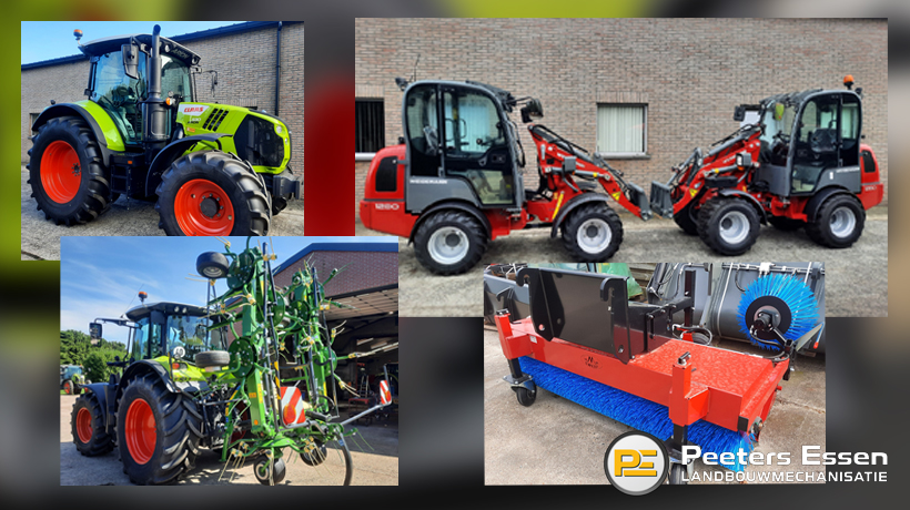 Afgeleverd Sweep 2 mtr – Krone Vendro 900 – Claas Arion 530 Cis – Weidemann 1280