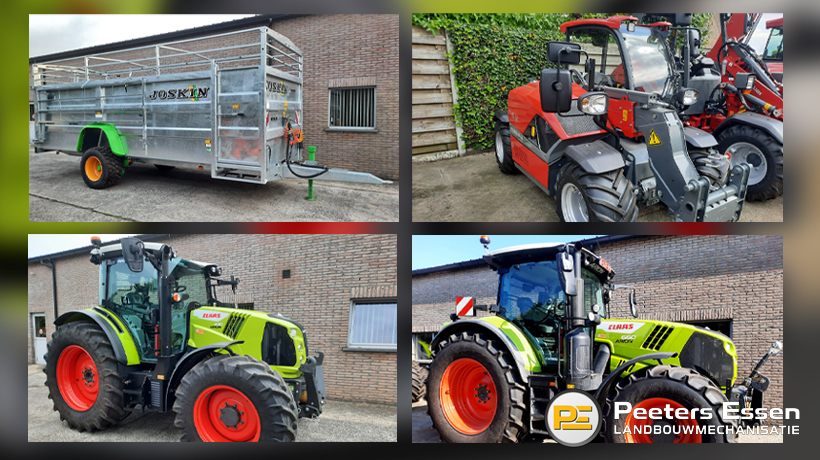Afgeleverd Claas Arion 660 – Claas Arion 430 – Weidemann T4512 – Joskin Betimax